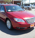 chrysler 200 2011 red sedan limited gasoline 4 cylinders front wheel drive shiftable automatic 99212