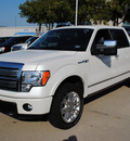 ford f 150 2011 white platinum platinum gasoline 8 cylinders 4 wheel drive shiftable automatic 76205