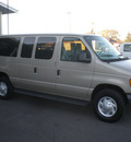 ford e 350 2007 gold van super duty gasoline 8 cylinders rear wheel drive automatic with overdrive 13212