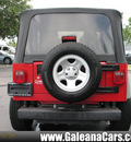 jeep wrangler 2006 red suv x gasoline 6 cylinders 4 wheel drive standard 33912
