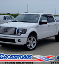 ford f 150 2011 white lariat limited gasoline 8 cylinders 4 wheel drive automatic 62708