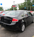 ford focus 2008 black sedan gasoline 4 cylinders front wheel drive automatic with overdrive 13502