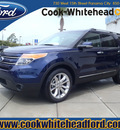 ford explorer 2011 dk  blue suv limited gasoline 6 cylinders front wheel drive automatic 32401