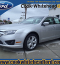 ford fusion 2012 silver sedan se gasoline 4 cylinders front wheel drive automatic 32401