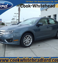 ford fusion 2012 blue sedan sel gasoline 4 cylinders front wheel drive automatic 32401