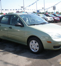 ford focus 2007 green sedan gasoline 4 cylinders front wheel drive automatic with overdrive 13502