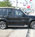 jeep liberty 2003 black suv renegade gasoline 6 cylinders 4 wheel drive automatic with overdrive 13502