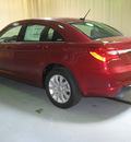 chrysler 200 2011 deep cherry red sedan touring flex fuel 6 cylinders front wheel drive automatic 44883