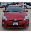 toyota prius 2010 red hatchback hybrid 4 cylinders front wheel drive automatic 77065
