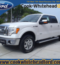 ford f 150 2011 white lariat gasoline 6 cylinders 4 wheel drive automatic 32401