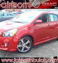 pontiac vibe 2009 red wagon gt gasoline 4 cylinders front wheel drive automatic 45324