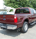 ford f 250 super duty 2011 dk  red biodiesel 8 cylinders 4 wheel drive shiftable automatic 46168