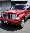 jeep liberty 2008 dk  red suv limited gasoline 6 cylinders 4 wheel drive automatic 98371