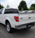 ford f 150 2011 white pickup truck lariat gasoline 6 cylinders 2 wheel drive automatic 46168