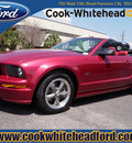 ford mustang 2005 dk  red gt deluxe gasoline 8 cylinders rear wheel drive automatic 32401