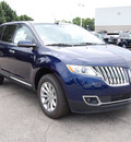 lincoln mkx 2011 dk  blue suv gasoline 6 cylinders all whee drive shiftable automatic 46168