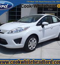 ford fiesta 2011 white sedan s gasoline 4 cylinders front wheel drive automatic 32401