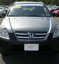 honda cr v 2006 gray suv lx gasoline 4 cylinders all whee drive automatic 13502