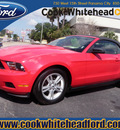 ford mustang 2010 dk  red v6 gasoline 6 cylinders rear wheel drive automatic 32401