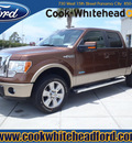 ford f 150 2011 brown lariat gasoline 6 cylinders 4 wheel drive automatic 32401
