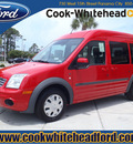 ford transit connect 2011 red van wagon xlt premium gasoline 4 cylinders front wheel drive automatic 32401