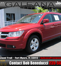 dodge journey 2010 dk  red suv sxt gasoline 6 cylinders front wheel drive automatic 33912