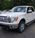 ford f 150 2011 white lariat gasoline 6 cylinders 4 wheel drive automatic 46168
