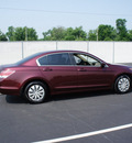 honda accord 2009 red sedan lx gasoline 4 cylinders front wheel drive 5 speed automatic 47129