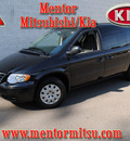 chrysler town and country 2005 black van lx gasoline 6 cylinders front wheel drive automatic 44060