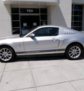 ford mustang 2011 silver coupe v6 gasoline 6 cylinders rear wheel drive automatic 32401