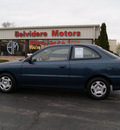 hyundai accent 1999 blue hatchback gs gasoline 4 cylinders front wheel drive automatic 61008
