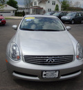 infiniti g35 2005 silver coupe gasoline 6 cylinders rear wheel drive automatic 45324