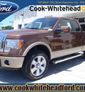 ford f 150 2011 brown lariat flex fuel 8 cylinders 4 wheel drive automatic 32401