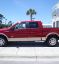 ford f 150 2011 red lariat gasoline 6 cylinders 2 wheel drive automatic 32401