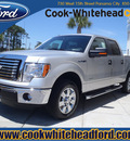 ford f 150 2011 silver xlt gasoline 6 cylinders 2 wheel drive automatic 32401