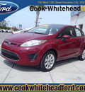 ford fiesta 2011 red hatchback se gasoline 4 cylinders front wheel drive automatic 32401