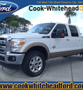 ford f 250 super duty 2011 white lariat biodiesel 8 cylinders 4 wheel drive automatic 32401