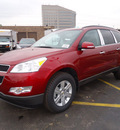 chevrolet traverse 2011 red lt gasoline 6 cylinders front wheel drive automatic 60007