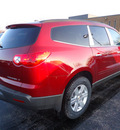 chevrolet traverse 2011 red lt gasoline 6 cylinders all whee drive automatic 60007