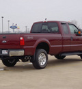 ford f 350 super duty 2008 red lariat diesel 8 cylinders 4 wheel drive automatic 62708