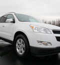 chevrolet traverse 2010 white suv lt gasoline 6 cylinders all whee drive automatic 45344