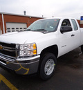 chevrolet silverado 2500hd 2011 white work truck gasoline 8 cylinders 4 wheel drive 5 speed with overdrive 60007