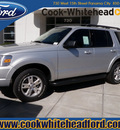 ford explorer 2010 silver suv xlt gasoline 6 cylinders 2 wheel drive automatic 32401