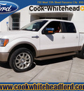 ford f 150 2011 white king ranch 8 cylinders 4 wheel drive automatic with overdrive 32401