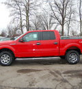 ford f 150 2011 red flex fuel 8 cylinders 4 wheel drive automatic 46168