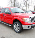 ford f 150 2011 red flex fuel 8 cylinders 4 wheel drive automatic 46168