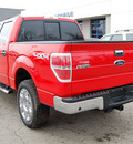 ford f 150 2011 red flex fuel 8 cylinders 4 wheel drive automatic 46168