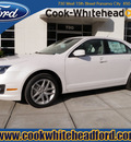 ford fusion 2011 white sedan sel flex fuel 6 cylinders front wheel drive automatic 32401