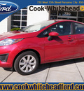 ford fiesta 2011 red hatchback se gasoline 4 cylinders front wheel drive automatic 32401