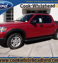 ford explorer sport trac 2010 red pickup truck xlt gasoline 6 cylinders 2 wheel drive automatic 32401